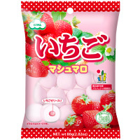 Snack: Marshmallows mit Erdbeercreme Füllung Snack: Marshmallows mit Erdbeercreme Füllung