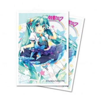 UP - Small Deck Protector Sleeves - Digital Dreamland Starlight Melody Miku (60 Sleeves)