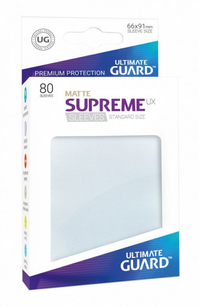Ultimate Guard Supreme UX Sleeves Standardgröße Matt Frosted (80)