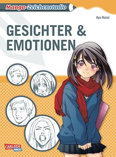 Manga-Zeichenstudio Gesichter und Emotionen