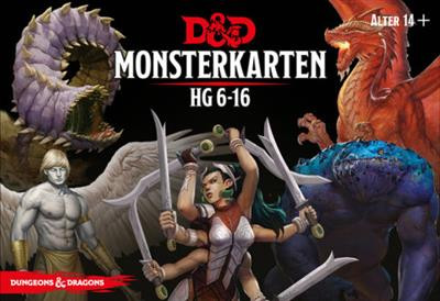 Dungeons & Dragons - Monsterkarten - Herausforderungsgrad 06-16 - DE