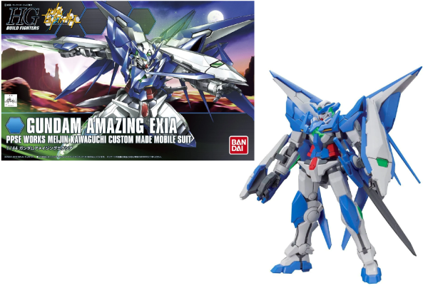 Model Kit: HG Gundam Build Fighters 016 - Gundam Amazing Exia Meijin Kawaguchi Custom 1/144
