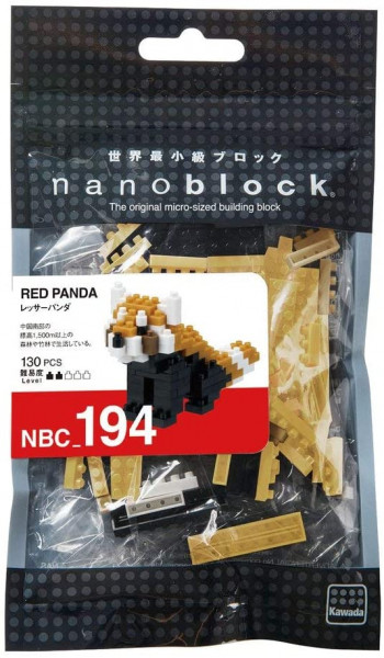 nanoblock nbc-194: Red Panda