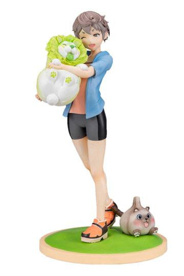 Figure: Original Character Statue 1/7 Vegetable Fairies Sai and Cabbage Dog 25 cm