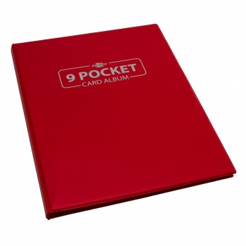 Blackfire 9 Pocket Card Album - Red