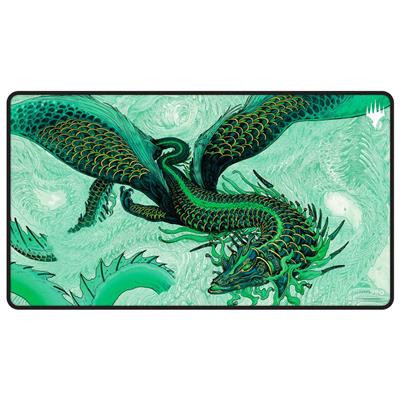 UP - Return to Tarkir Q2 2025 Black Stitched Playmat Sultai for Magic: The Gathering