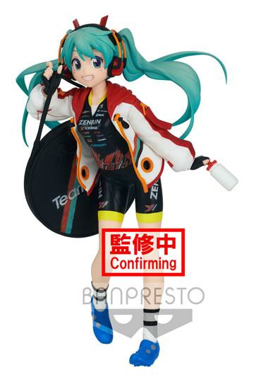 Figure: Racing Miku Espresto est-Prints & Texture PVC Statue Hatsune Miku 2020 TeamUkyo 17 cm