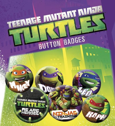 Button Badge Set: Turtles - Heroes