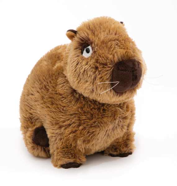 Plüsch: Kuscheltier Capybara sitzend 37cm