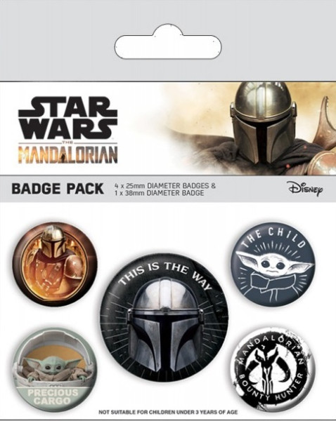 Button Badge Set: Star Wars - The Mandalorian