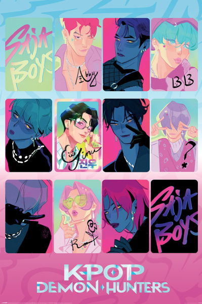 Poster: KP5 K-Pop Demon Hunters - Light and Dark 61x91,5 cm