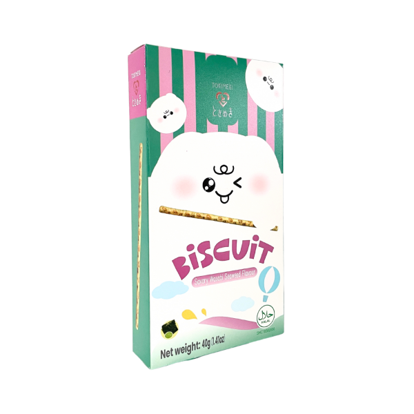 Snack: Biscuit Stick - Wasabi Nori Flavour 40g