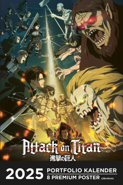 2025 Kalender - Attack on Titan