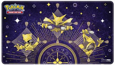 UP - ABRA EVOLUTIONS STITCHED PLAYMAT FT. ABRA, KADABRA, AND ALAKAZAM