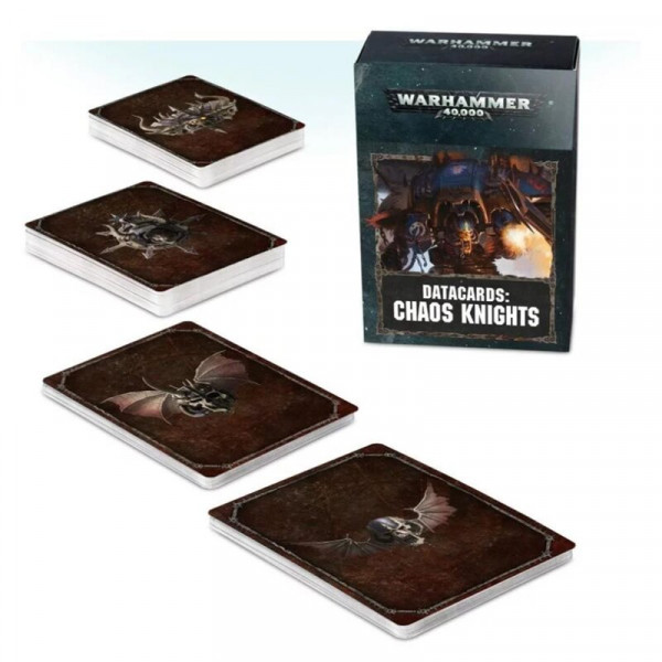 Warhammer 40,000: Datakarten / Datacards: Chaos Knights 2019 (DE)