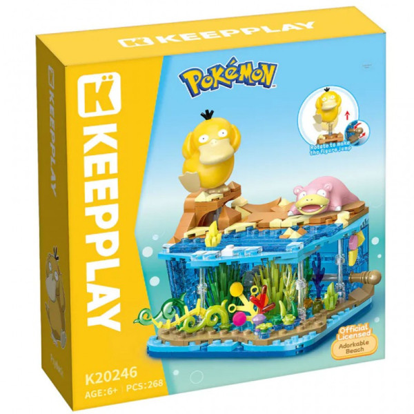 Bausatz: Pokemon Beach Friends Series - Enton / Psykokwac + Flegmon / Ramolos