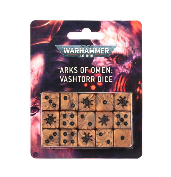 Warhammer 40,000: 43-31 Archen des Omens / Arks of Omen: Vashtorr Dice 2023