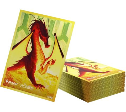Magic: The Gathering | The Hobbit Premium Art Sleeves - Smaug the Golden