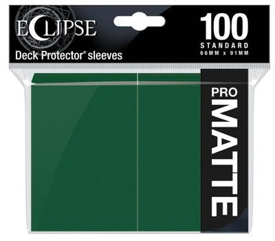 UP - Eclipse Matte Standard Sleeves: Forest Green (100 Sleeves)