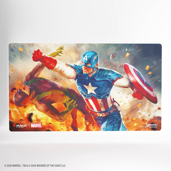 Magic: The Gathering | PRIME PLAYMAT Captain America, Super Soldier