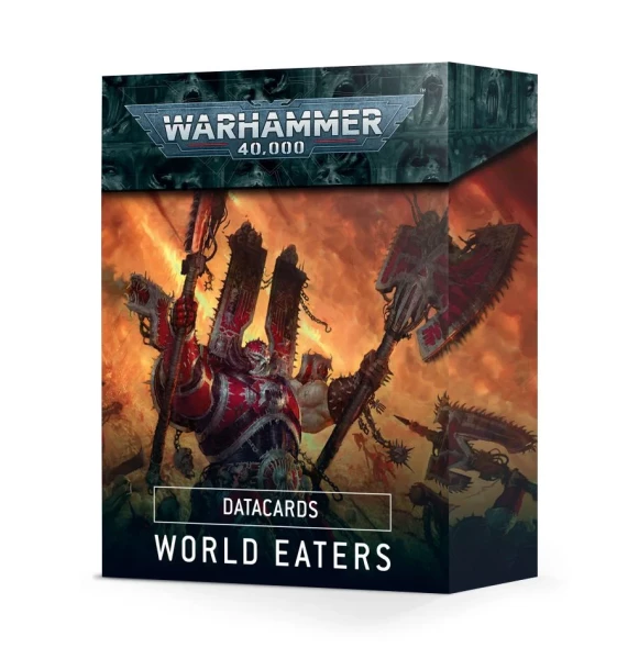 Warhammer 40,000: 42-04 Datakarten / Datacards: World Eaters 2023 (DE)