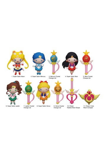 Figure: Sailor Moon 3D PVC-Taschenanhänger Series 07 BLINDPACK