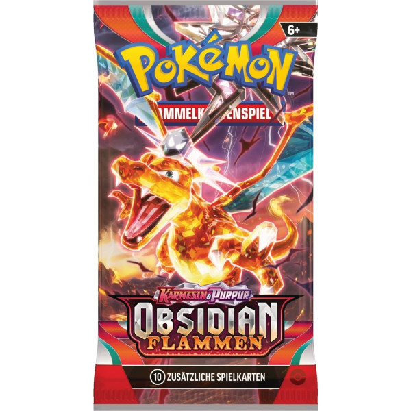 Pokemon TCG: Booster Karmesin und Purpur 03 Obsidianflammen DE