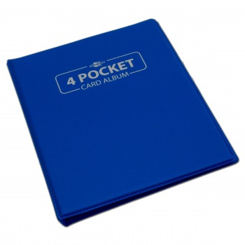 Blackfire 4 Pocket Card Album - Blue