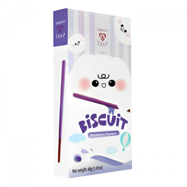 Snack: Biscuit Stick - Blueberry Flavour 40g