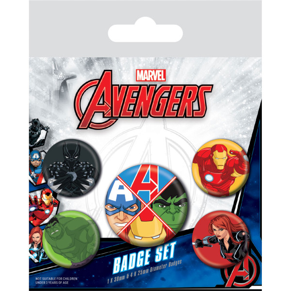 Button Badge Set: Avengers - Assemble