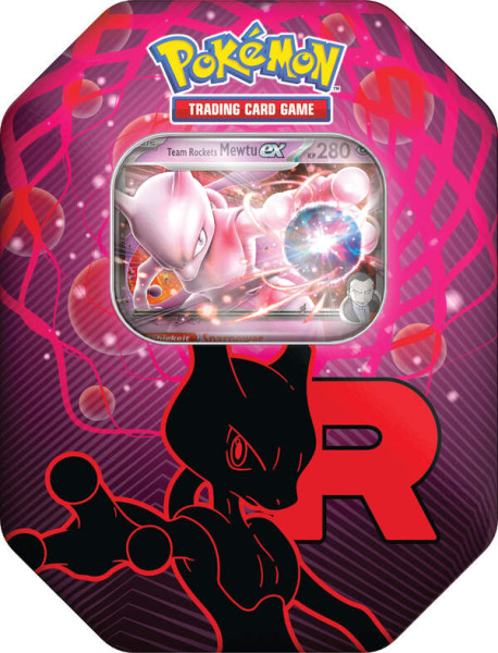 Pokemon TCG: Tin #123 Mewtu ex Tin-Box