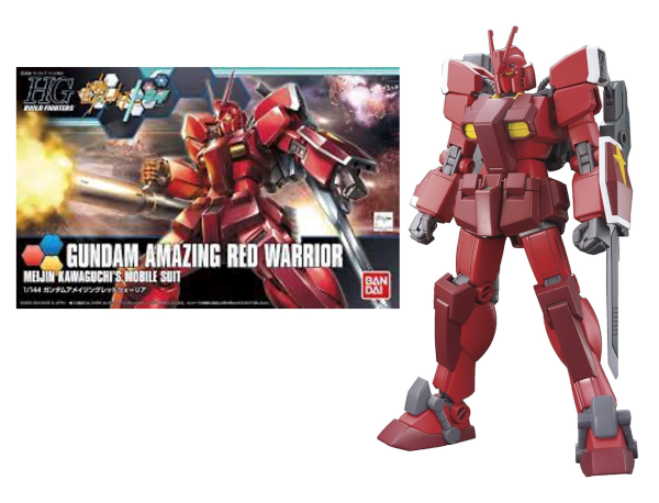Model Kit: HG Gundam Build Fighters 026 - Gundam Amazing Red Warrior Meijin Kawaguchi 1/144