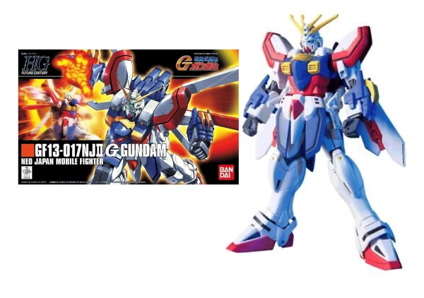 Model Kit: HG Gundam Future Century 110 - GF13-017NJII G Gundam- Neo Japan Mobile 1/144