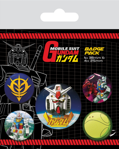 Button Badge Set: Gundam - Intergalactical