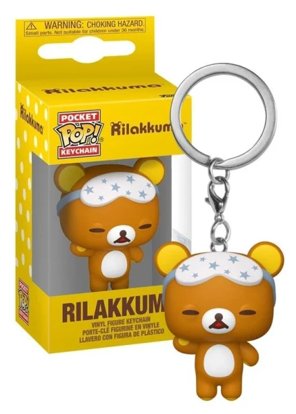 Pocket POP! Keychain 4 cm - Rilakkuma - Rilakkuma Sleepy
