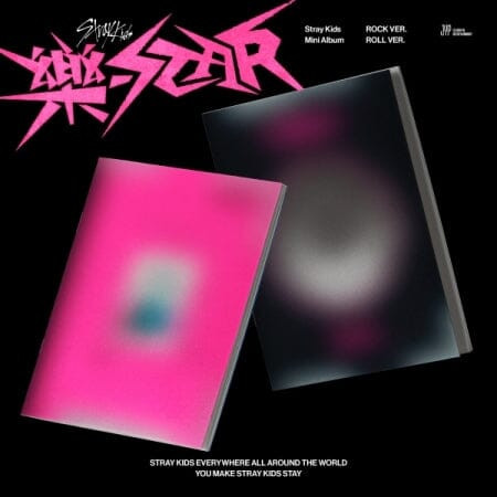 KPOP Stray Kids - 樂-STAR (Rock-Star) Mini Album - Rock Version (Pink)