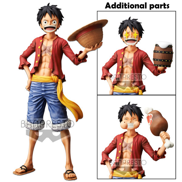 Figure - One Piece - Grandista Nero PVC Figur Monkey D. Luffy 28cm