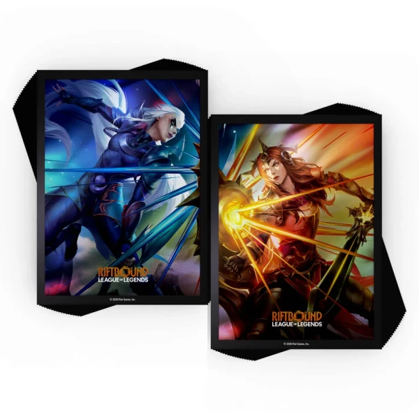 Riftbound: League of Legends TCG - Vendetta art sleeves Diana vs Leona (2 x 50 Sleeves)