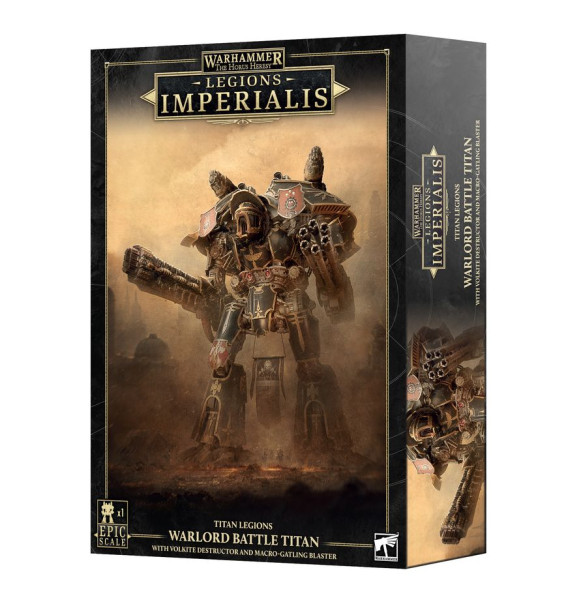 Warhammer The Horus Heresy: Legions Imperialis: Warlord Titan mit Volkite Destructor und Macro-Gatli