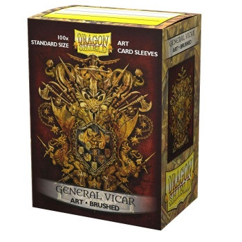 Dragon Shield Brushed Art Sleeves - General Vicar: Coat-of-Arms (100 Sleeves)