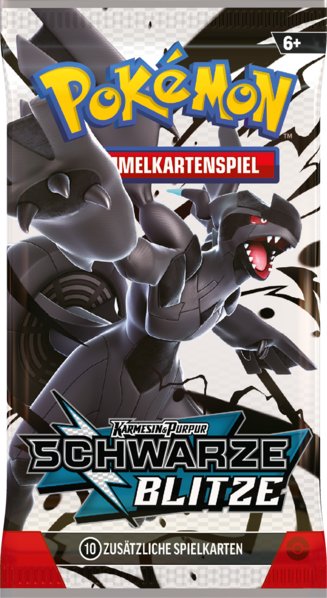 Pokemon TCG: Booster Karmesin und Purpur 10.5 Schwarze Blitze Booster