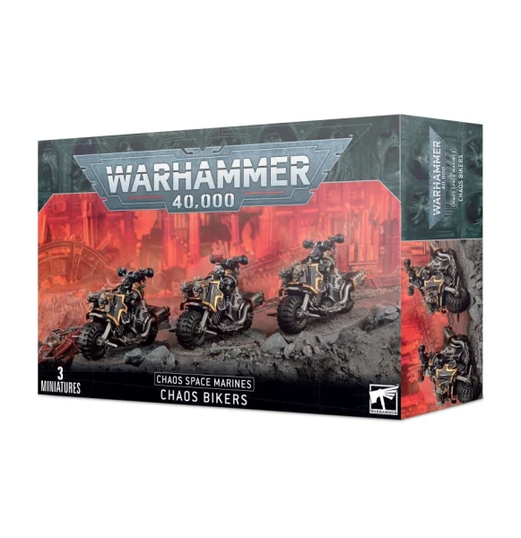Warhammer 40,000: 43-08 Chaos Space Marines - Chaos Bikers