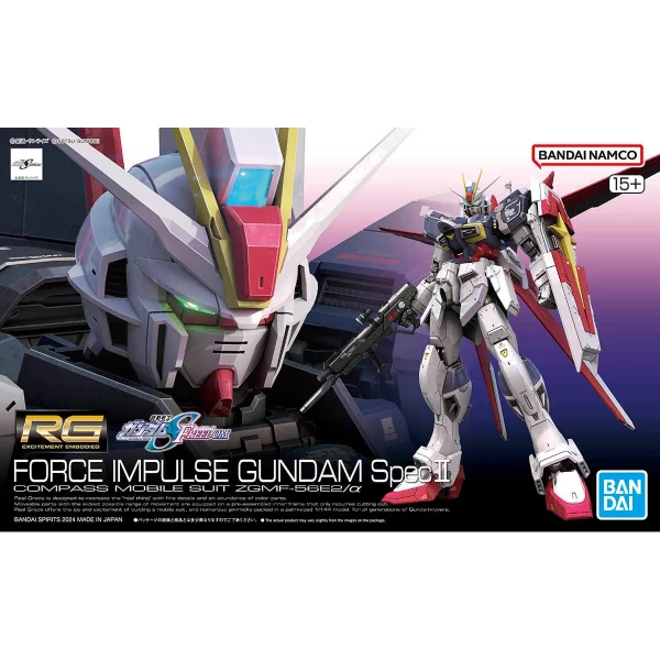 Model Kit: RG Gundam Excitement Embodied 39 - Force impulse Gundam SpecII ZGMF-56E2/α 1/144