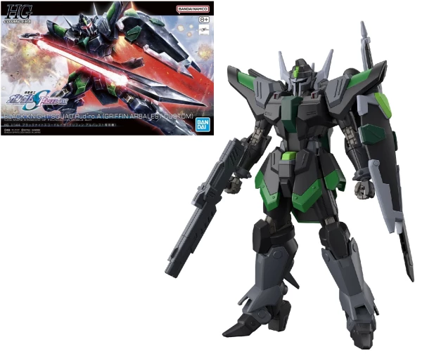 Model Kit: HG Gundam Cosmic Era 247 - Black Knight Squad Rud-ro.A Griffin Arbalest Custom 1/144