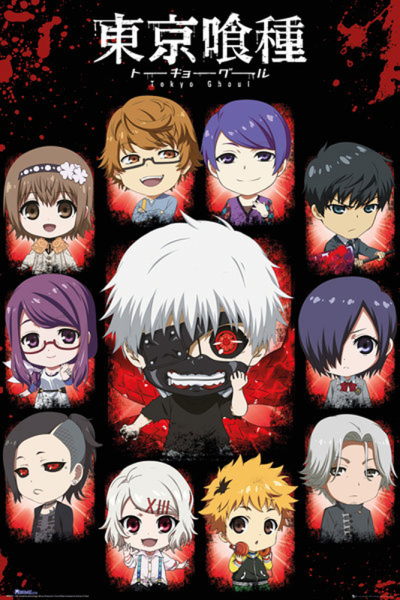 Poster: C68 Tokyo Ghoul Chibi Characters 91,5 x 61 cm