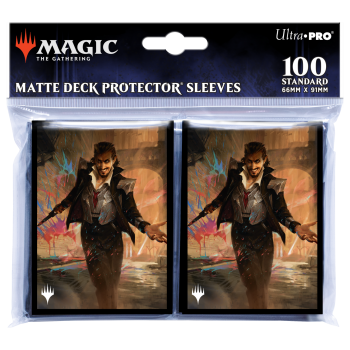 UP - Streets of New Capenna 100ct Sleeves B for Magic: The Gathering