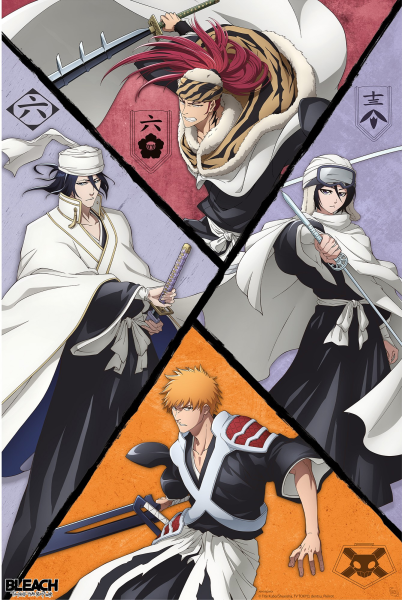 Poster EP46 Bleach - Group Shinigami 91,5 x 61 cm