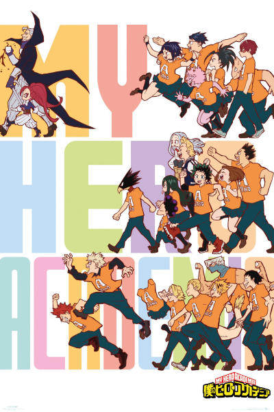 Poster: C06 My Hero Academia - S4 Key Art 3 91,5 x 61 cm