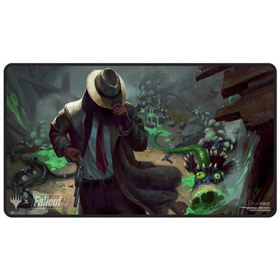 UP - FALLOUT BLACK STITCHED PLAYMAT X FOR MAGIC: THE GATHERING