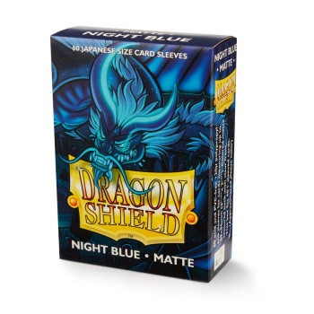 Dragon Shield Japanese Art Matte Sleeves - Night Blue Delphion (60 Sleeves)